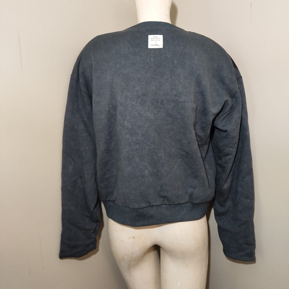 Zara Disney Keith Haring Reversible Mickey Mouse Sweatshirt M NEW No Tags - Picture 7 of 15